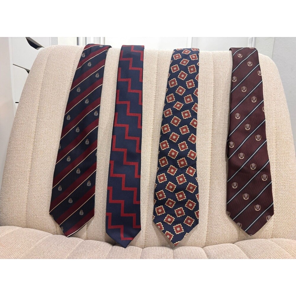 Collection of Japanese, J.Crew and Rowing Blazer Neckties for Men